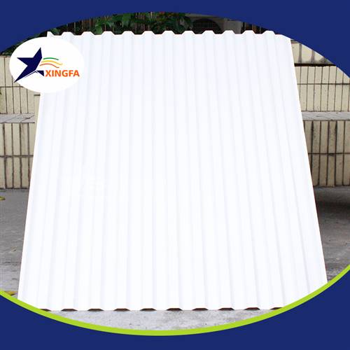 北京加强版3.5厚度蓝面白底PVC塑料瓦 陶瓷原料化工厂用pvc波纹瓦 出厂价直销全国